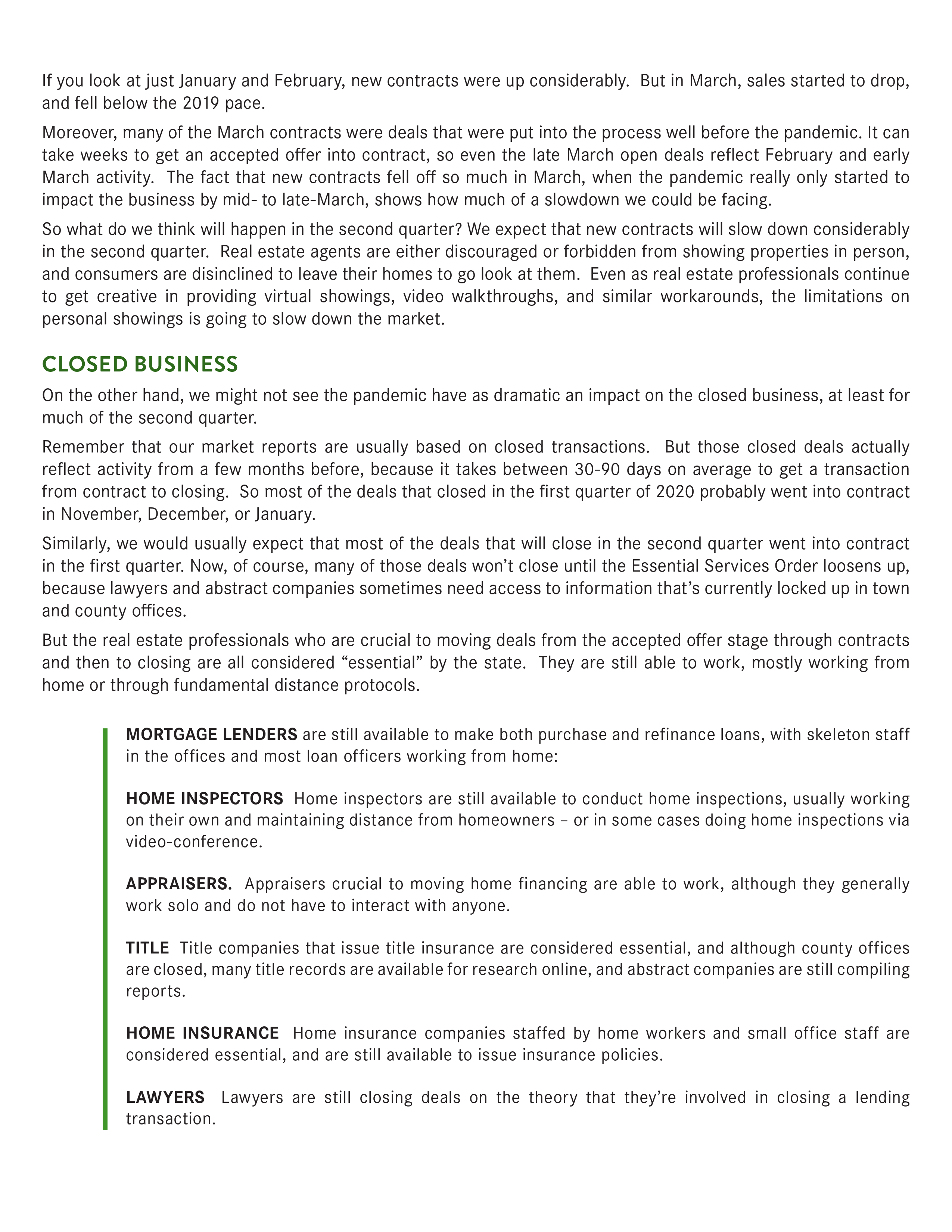 Rand Market Report (7/15)