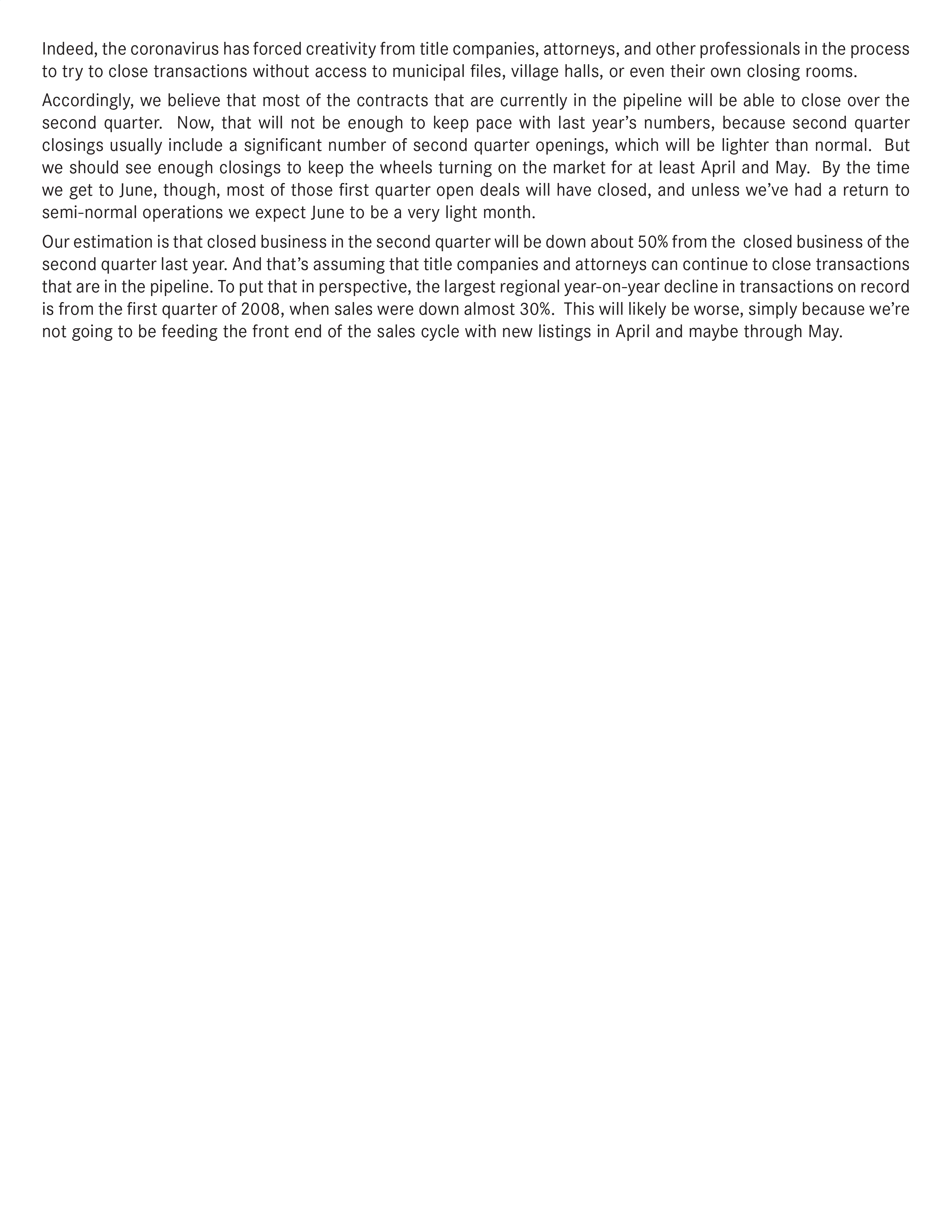 Rand Market Report (8/15)